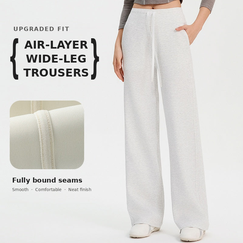Women’s High-Waist Wide-Leg Casual Trousers