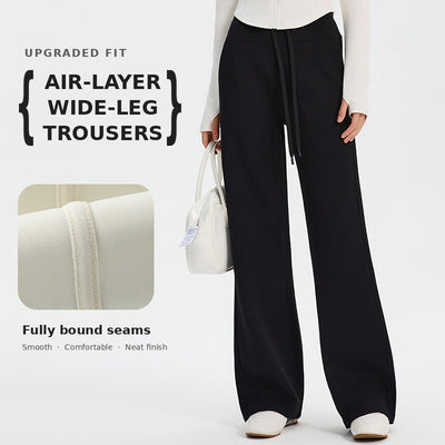Women’s High-Waist Wide-Leg Casual Trousers