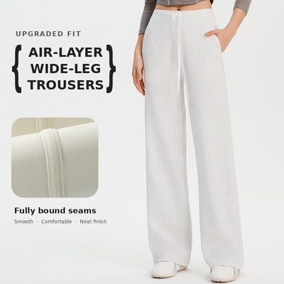 Women’s High-Waist Wide-Leg Casual Trousers